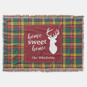 Rustic Tartan Buchanan Plaid Custom Deken