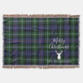 Rustic Tartan Clan MacKenzie Plaid Deken (Voorkant)