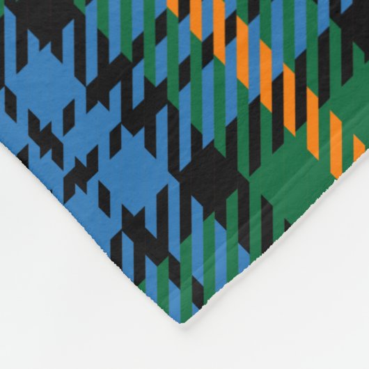 Rustic Tartan Clan Murray Plaid Fleece Deken (Hoek)