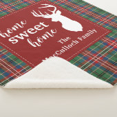 Rustic Tartan MacCulloch Elegant Plaid Sherpa Deken (3/4)