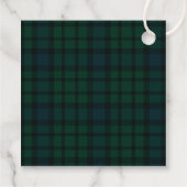 Rustic Tartan Plaid Horse Baby Shower  Bedankjes Labels (Achterkant)