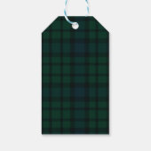 Rustic Tartan Plaid Horse Baby Shower  Cadeaulabel (Achterkant)