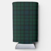 Rustic Tartan Plaid Horse Baby Shower Seltzer Blikjeskoeler (Achterkant)