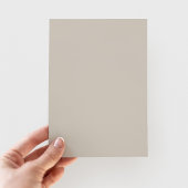 Rustic Taupe Herfst Floral Thanksgiving Dinner Gol Folie Uitnodiging