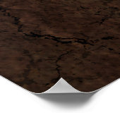 Rustic Taurus Zodiac Sign on Stone Effect Poster (Hoek)