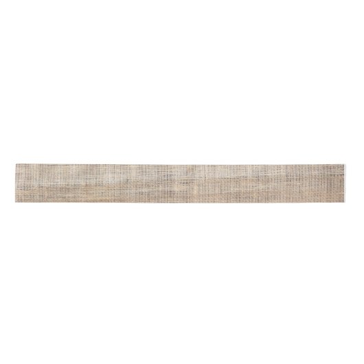 Rustic Tea Dyed Burlap Farmhouse Style Ribbon Satijnen Lint (Voorkant)