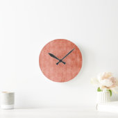 Rustic Terra Cotta Ronde Klok (Huis)