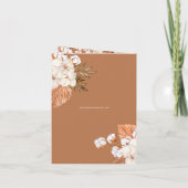 Rustic Terracotta Boho Pampas Hartelijk dank (Achterkant)