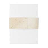 rustic terracotta floral greenery bruiloft uitnodigingen wikkel (Achterkant Voorbeeld)