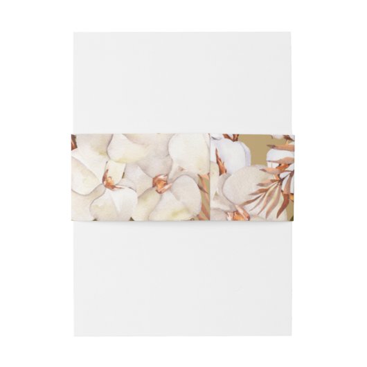 Rustic Terracotta Gold Boho Pampas Wedding Uitnodigingen Wikkel (Achterkant Voorbeeld)