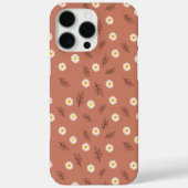 Rustic Terracotta Madelief Bloem Botanische iPhone Case-Mate iPhone Case (Achterkant)