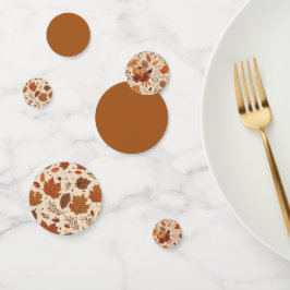 Rustic Terracotta Maple verlaat herfstbruiloft Confetti