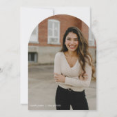 Rustic Terracotta Talavera Foto Afstuderen Kaart (Achterkant)