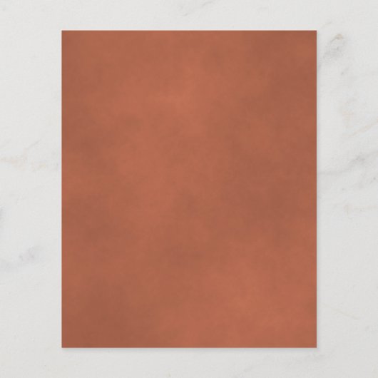 Rustic Terracotta verliet BUDGET Weddenschap (Achterkant)