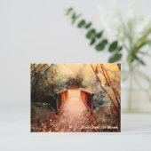Rustic Teutoburg Forest Footbridge Briefkaart (Staand voorkant)
