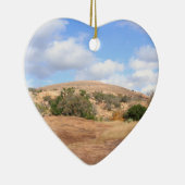 Rustic Texas Enchanted Rock State Park Trail Keramisch Ornament (Rechts)
