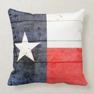 Rustic Texas Flag Kussen