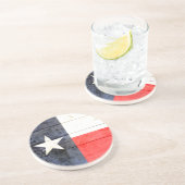 Rustic Texas Flag Zandsteen Onderzetter (Zijkant)