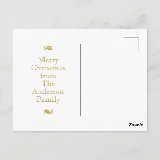 Rustic Texas kerstboom Briefkaart (Achterkant)