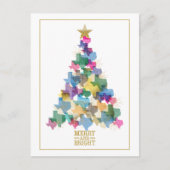 Rustic Texas kerstboom Briefkaart (Voorkant)