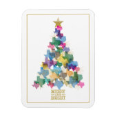 Rustic Texas kerstboom Magneet (Verticaal)