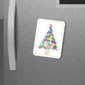 Rustic Texas kerstboom Magneet