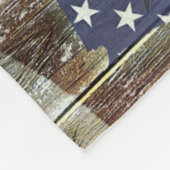 Rustic Texas Lone Star Texas Long Horn Fleece Deken (Hoek)