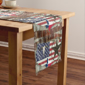 Rustic Texas Lone Star Texas Long Horn Korte Tafelloper (Voorbeeld)