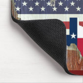 Rustic Texas Lone Star Texas Long Horn Muismat (Hoek)