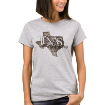 Rustic Texas Momma Patriotic Grey