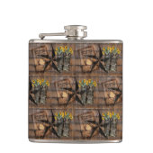 Rustic Texas Star Western Pistol Cowboy Boots Flas Heupfles (Voorkant)