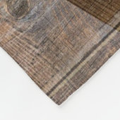 Rustic Texas Star Westerne dubbele gezochte pistol Fleece Deken (Hoek)