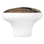 Rustic Texas Star Westerne dubbele gezochte pistol Keramische Knop (Zijkant)