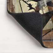 Rustic Texas Star Westerne dubbele gezochte pistol Muismat (Hoek)