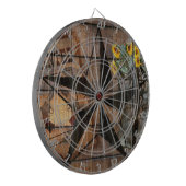 Rustic Texas Star Westerne Pistol Cowboy Boots Dartbord (Voorkant Links)