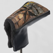 Rustic Texas Star Westerne Pistol Cowboy Boots Golfheadcover (3/4 voorkant)