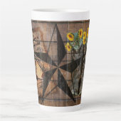 Rustic Texas Star Westerne Pistol Cowboy Boots Latte Mok (Voorkant)