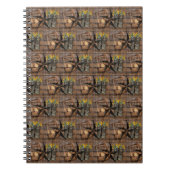 Rustic Texas Star Westerne Pistol Cowboy Boots Notitieboek (Voorkant)