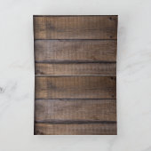 Rustic Texas Star Westerne Pistol Cowboy Boots Notitiekaartje (Binnen)