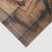 Rustic Texas Star Westerne Pistol Cowboy Boots Tissuepapier (Detail)