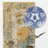  Rustic Texture Burlap Floral ontkoppeling Tissuepapier