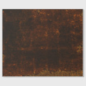 Rustic Texture  donkerbruine ontkoppeling Cadeaupapier (Vlak)