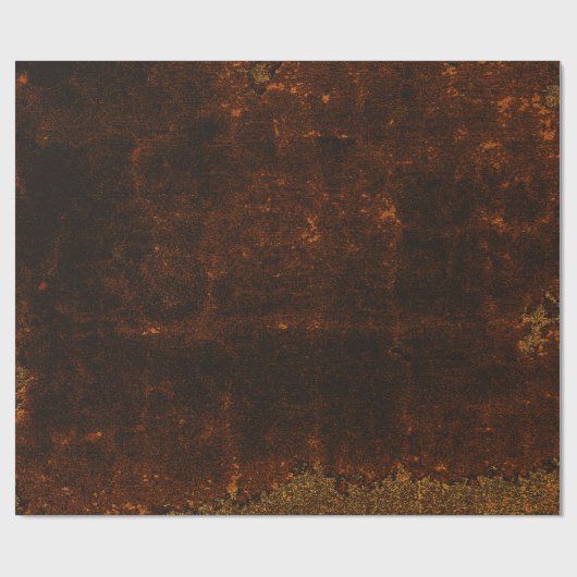 Rustic Texture donkerbruine ontkoppeling Cadeaupapier (Vlak)