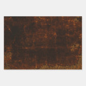 Rustic Texture  donkerbruine ontkoppeling Inpakpapier Vel (Voorkant 2)