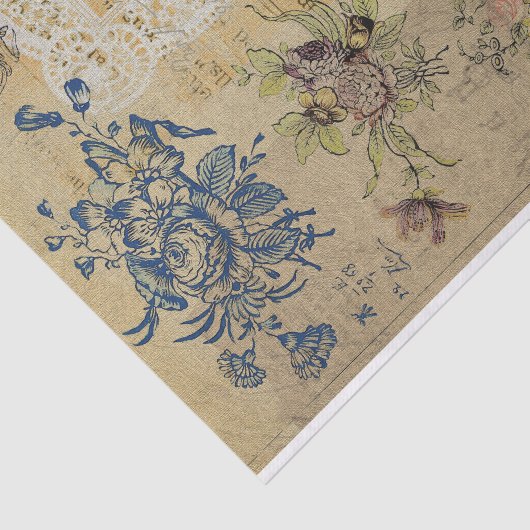  Rustic Texture Franse ontkoppeling Tissuepapier (Detail)