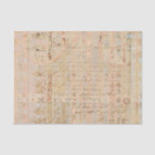 Rustic Texture Handwriting Decoupage Tissuepapier (Voorkant)