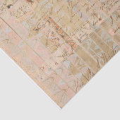 Rustic Texture Handwriting Decoupage Tissuepapier (Detail)