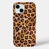 Rustic Texture Leopard Print Case-Mate iPhone Case (Achterkant)