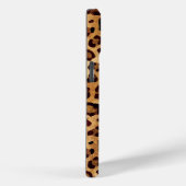 Rustic Texture Leopard Print Case-Mate iPhone Case (Achterkant / Rechts)