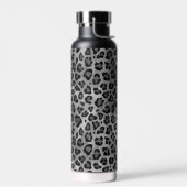 Rustic Texture Leopard Print Grey Waterfles (Links)